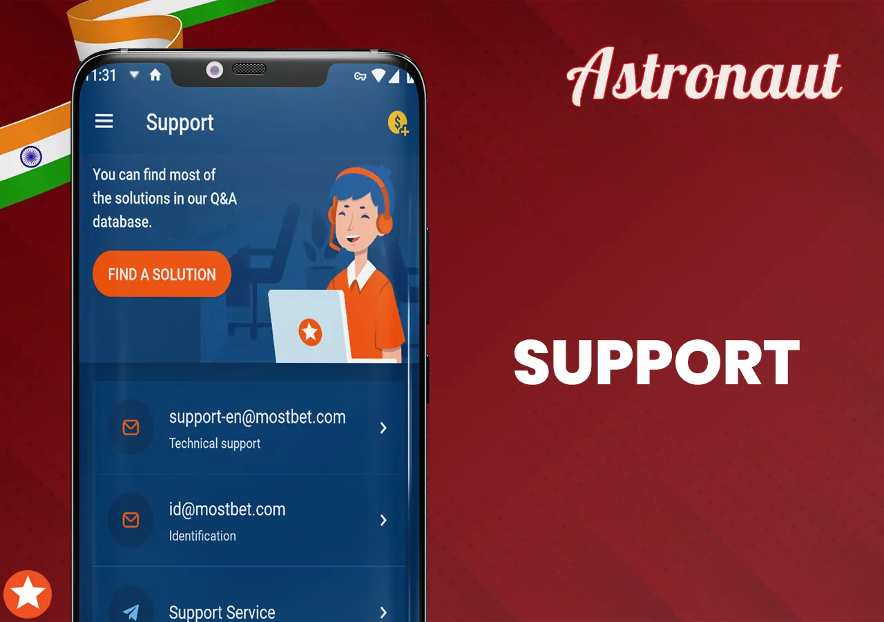 mostbet support